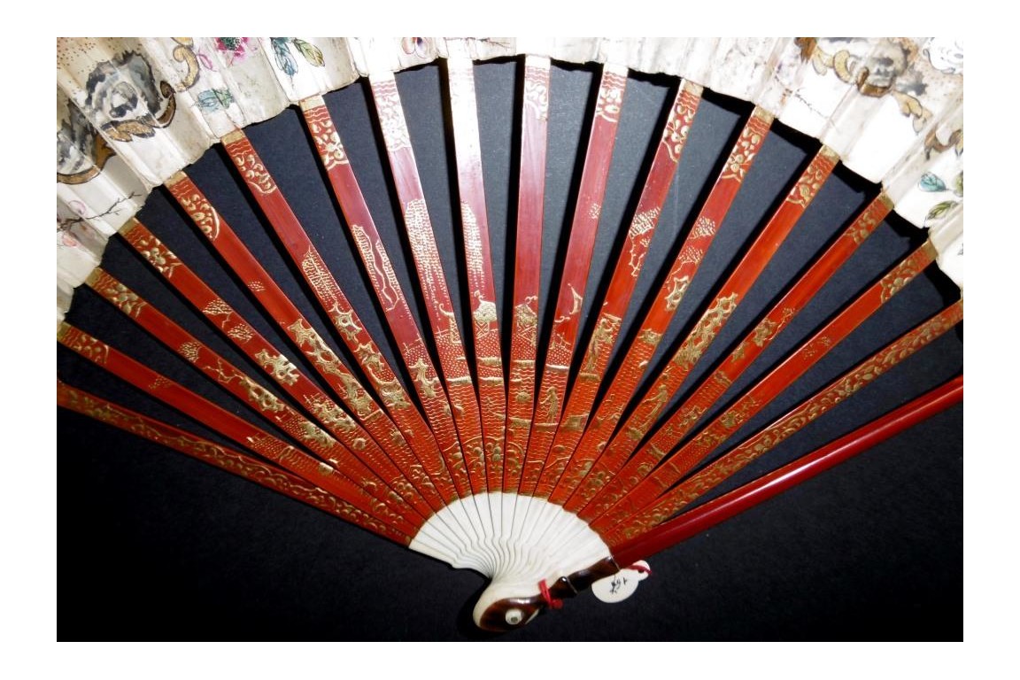 Chinoiseries, fan circa 1780