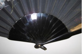 Small field rat, fan by Willette, circa 1890-1900