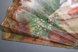 Love on the lookout, fan circa 1800-1810