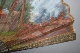 L'Amour aux aguets, éventail vers 1800-1810
