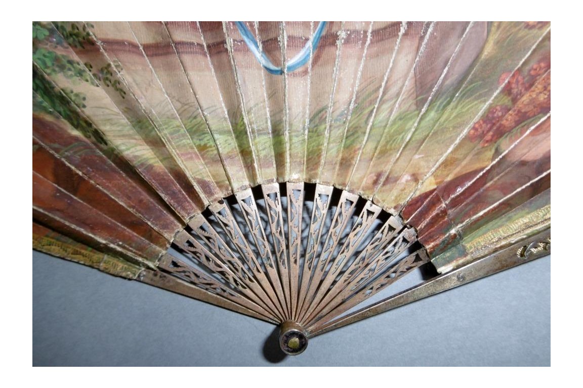 Love on the lookout, fan circa 1800-1810