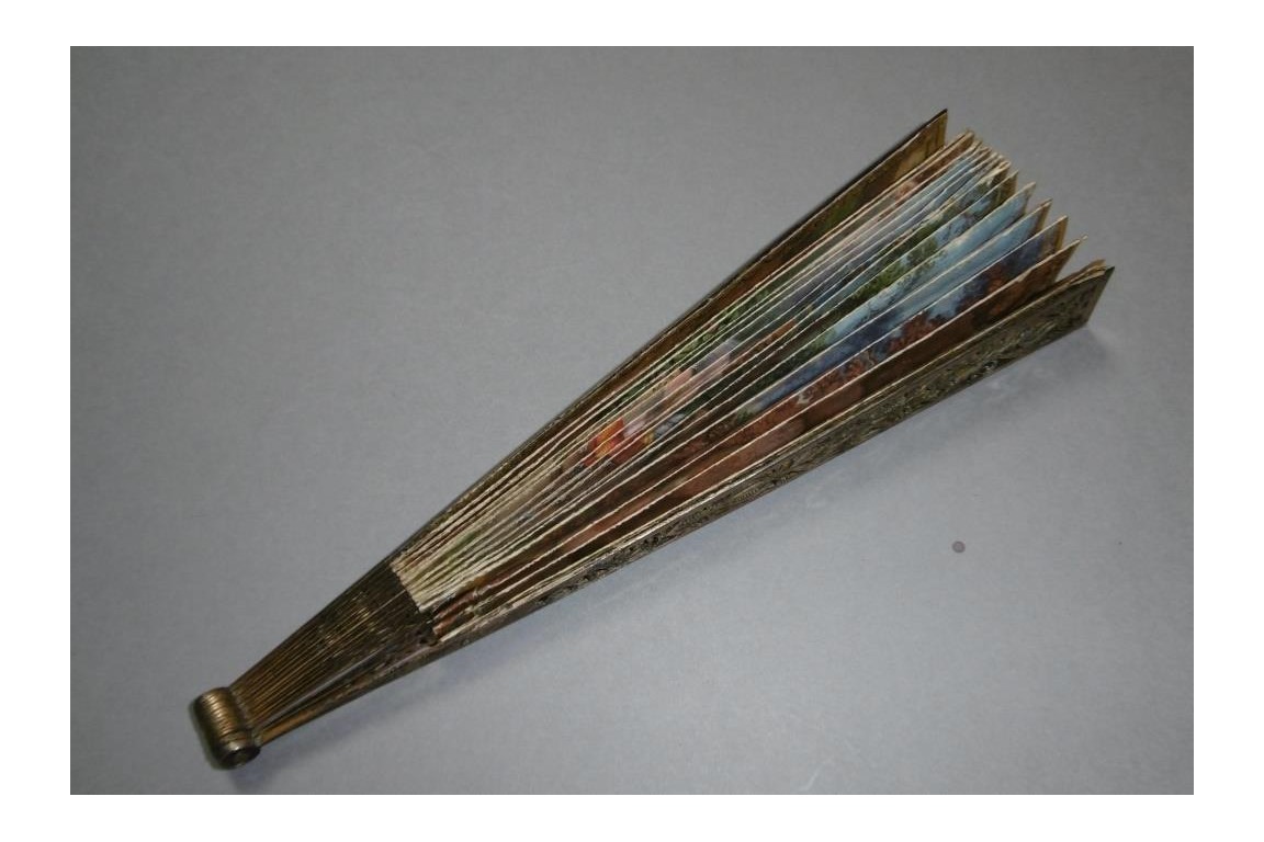 Love on the lookout, fan circa 1800-1810