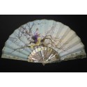 Music of cherry blossoms, fan circa 1880