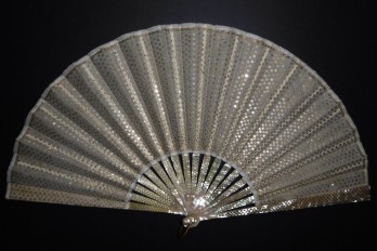 Golden armour, early 20th century fan