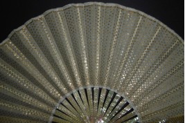 Golden armour, early 20th century fan