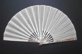 Golden armour, early 20th century fan
