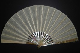 Golden armour, early 20th century fan