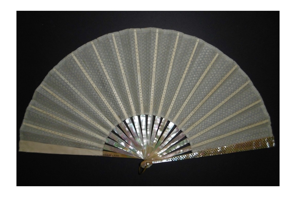 Armure d'or, éventail début XXème siècle