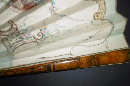Blind man's buff by Lancret, pastiche fan circa 1900