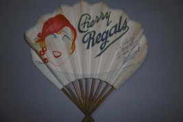 Mistinguett and Cherry, fan by Gesmar circa 1920