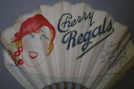 Mistinguett and Cherry, fan by Gesmar circa 1920