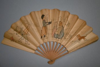 A Gambrinus, advertising fan