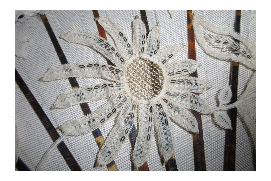 Marguerite, éventail Art Nouveau