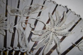 Marguerite, éventail Art Nouveau