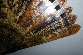 Chinese temple, fan circa 1825-30