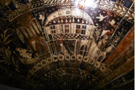 Chinese temple, fan circa 1825-30