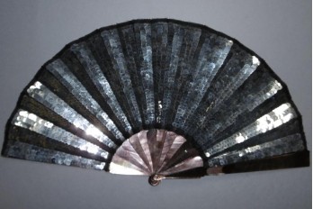Thousand shades of grey, early 20th century fan
