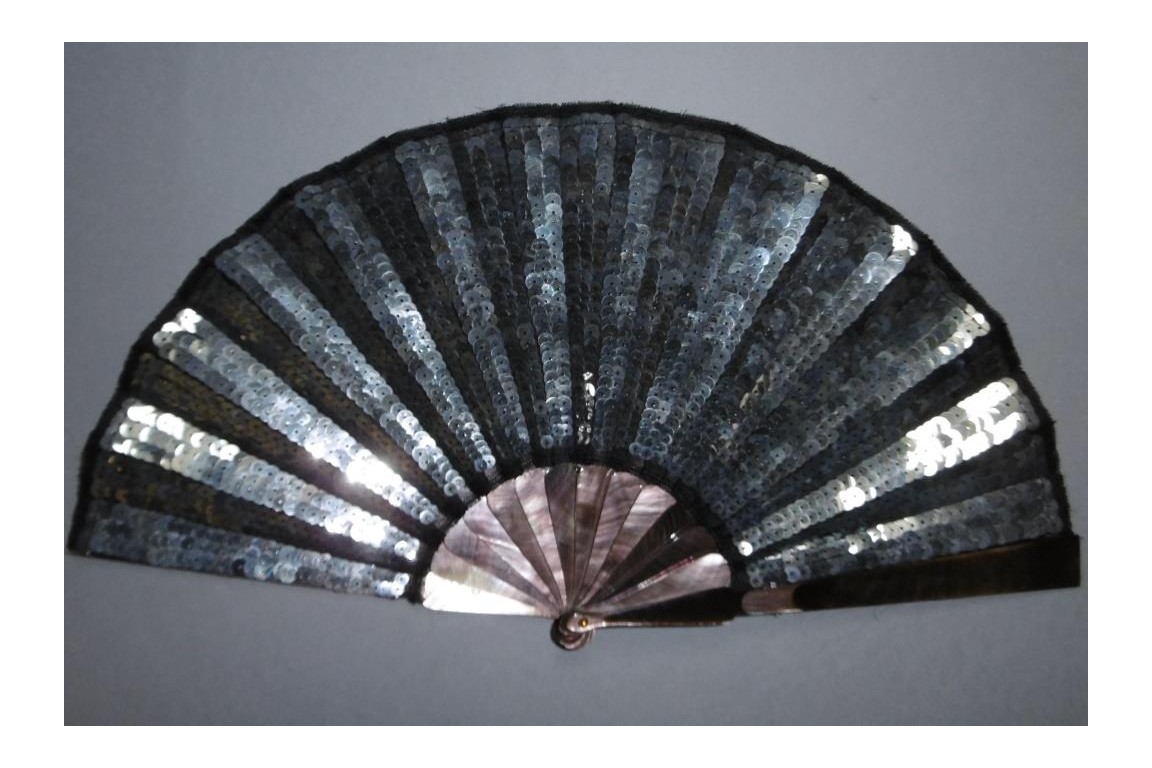 Thousand shades of grey, early 20th century fan