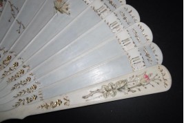 Roses, late 19th century fan