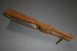 Telescopic, Chinese fan, 19th century