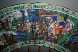 Telescopic, Chinese fan, 19th century