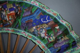 Telescopic, Chinese fan, 19th century