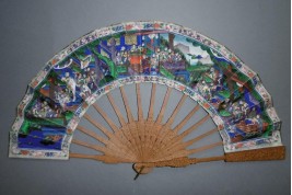 Telescopic, Chinese fan, 19th century