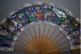 Telescopic, Chinese fan, 19th century