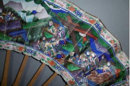 Telescopic, Chinese fan, 19th century