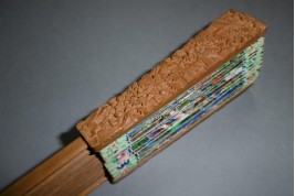 Téléscopique, éventail chinois XIXème siècle