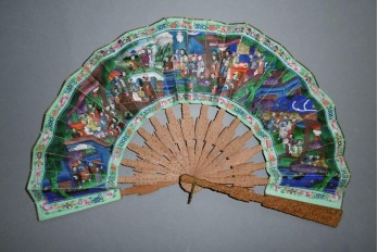 Telescopic, Chinese fan, 19th century