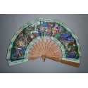 Telescopic, Chinese fan, 19th century
