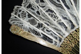 Luxeuil lace, Art Nouveau fan