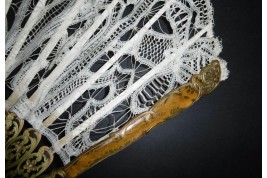 Luxeuil lace, Art Nouveau fan