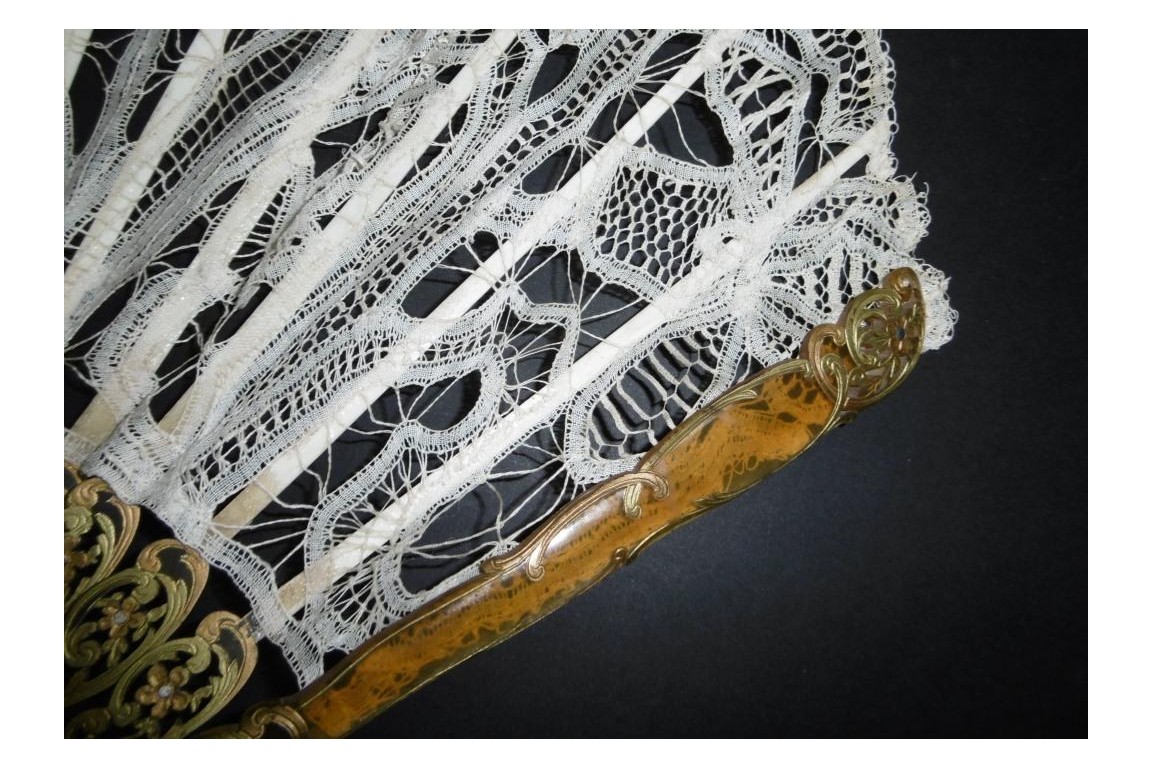 Luxeuil lace, Art Nouveau fan