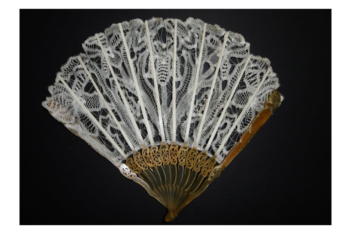 Luxeuil lace, Art Nouveau fan