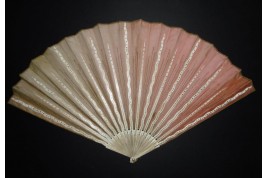 Soleil rose, éventail vers 1880-90