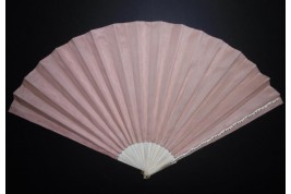 Soleil rose, éventail vers 1880-90