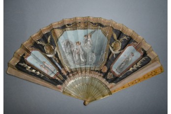 Triumph of Bonaparte, fan circa 1900-1905