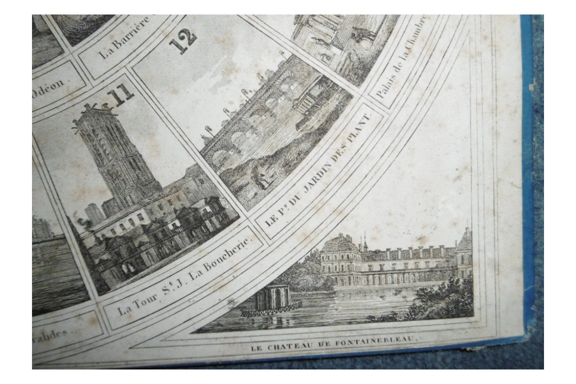 Jeu des Monuments de Paris, goose game, late 19th century ?