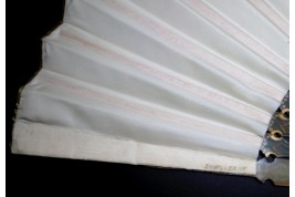 Iris and dragonfly, Art Nouveau fan by Daudet and Duvelleroy