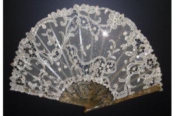 Large flicker, fan circa 1900-1910