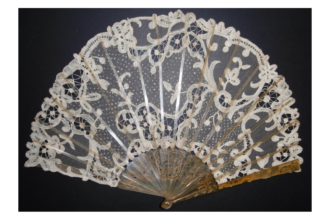 Large flicker, fan circa 1900-1910