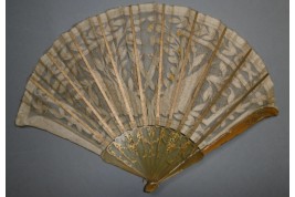 The wings of loves, fan circa 1900