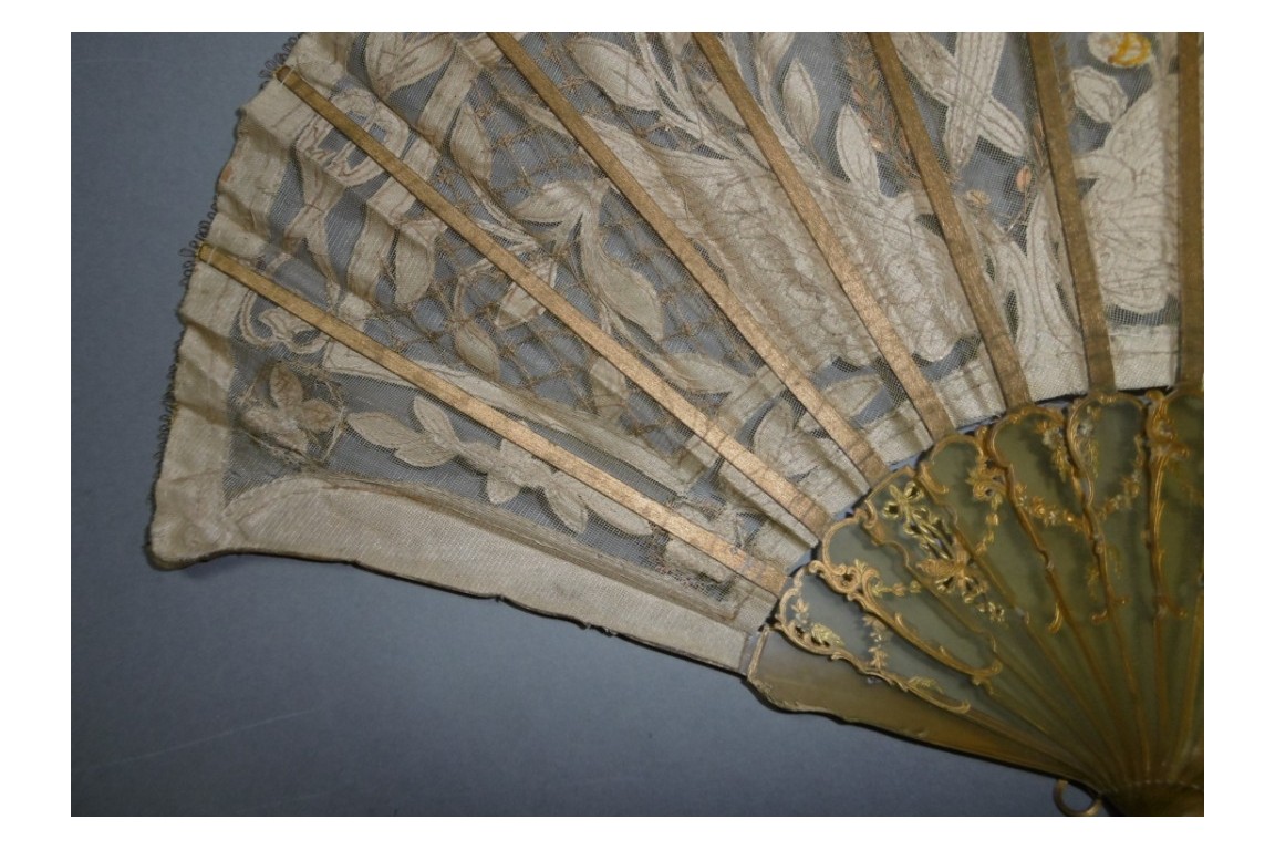 Les ailes de l'amour, éventail vers 1900