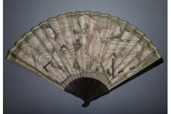 Assignats, revolutionnary fan, circa 1792