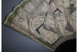 Assignats, revolutionnary fan, circa 1792