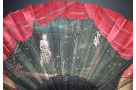 Ballet to Ophelia, fan circa 1880-90