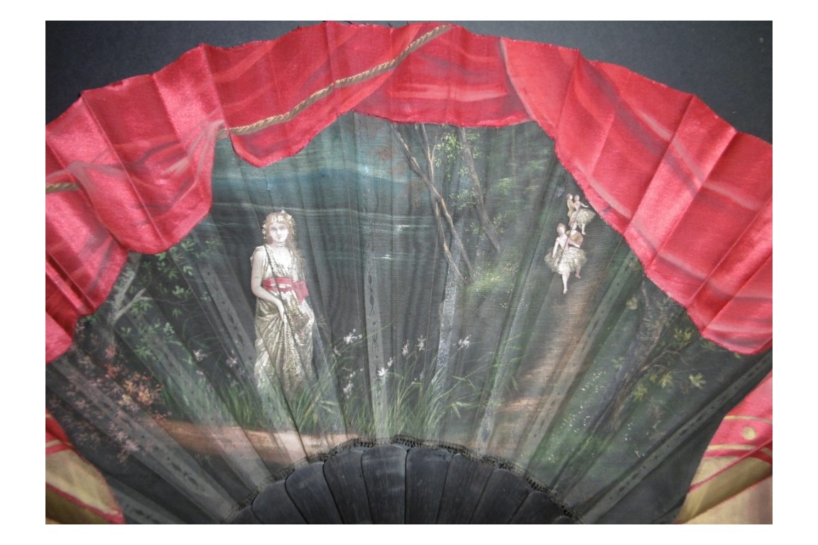 Ballet to Ophelia, fan circa 1880-90