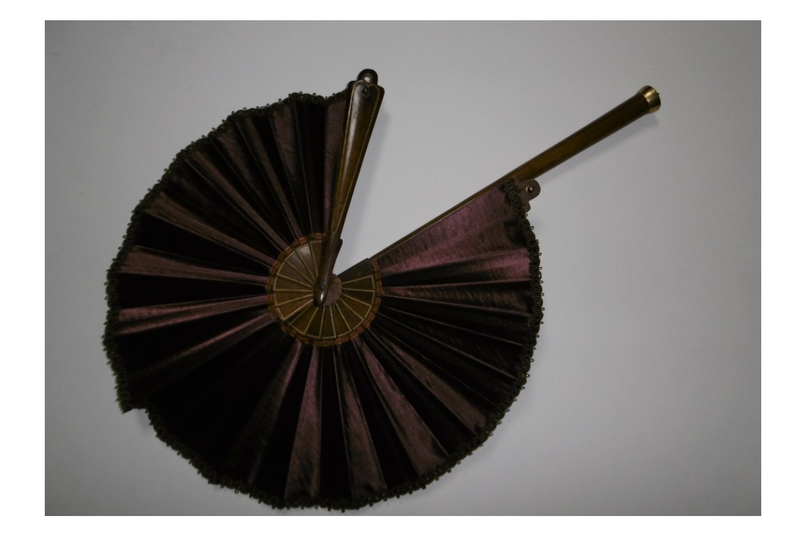 Umbrella fan, circa 1900-1910